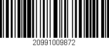 Código de barras (EAN, GTIN, SKU, ISBN): '20991009872'