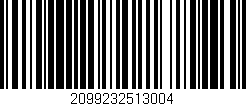 Código de barras (EAN, GTIN, SKU, ISBN): '2099232513004'