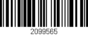 Código de barras (EAN, GTIN, SKU, ISBN): '2099565'