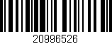 Código de barras (EAN, GTIN, SKU, ISBN): '20996526'