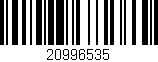 Código de barras (EAN, GTIN, SKU, ISBN): '20996535'