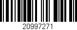 Código de barras (EAN, GTIN, SKU, ISBN): '20997271'