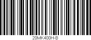 Código de barras (EAN, GTIN, SKU, ISBN): '20MK400H-B'