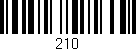 Código de barras (EAN, GTIN, SKU, ISBN): '210'