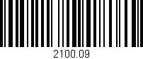 Código de barras (EAN, GTIN, SKU, ISBN): '2100.09'