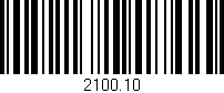 Código de barras (EAN, GTIN, SKU, ISBN): '2100.10'