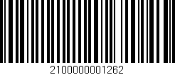 Código de barras (EAN, GTIN, SKU, ISBN): '2100000001262'
