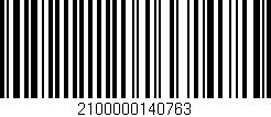 Código de barras (EAN, GTIN, SKU, ISBN): '2100000140763'