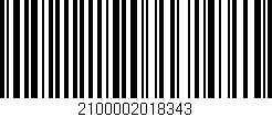 Código de barras (EAN, GTIN, SKU, ISBN): '2100002018343'