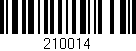 Código de barras (EAN, GTIN, SKU, ISBN): '210014'