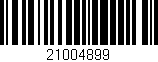 Código de barras (EAN, GTIN, SKU, ISBN): '21004899'