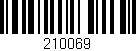Código de barras (EAN, GTIN, SKU, ISBN): '210069'
