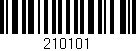 Código de barras (EAN, GTIN, SKU, ISBN): '210101'