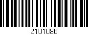 Código de barras (EAN, GTIN, SKU, ISBN): '2101086'
