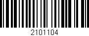 Código de barras (EAN, GTIN, SKU, ISBN): '2101104'