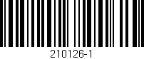 Código de barras (EAN, GTIN, SKU, ISBN): '210126-1'