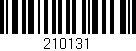 Código de barras (EAN, GTIN, SKU, ISBN): '210131'