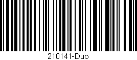 Código de barras (EAN, GTIN, SKU, ISBN): '210141-Duo'
