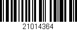 Código de barras (EAN, GTIN, SKU, ISBN): '21014364'