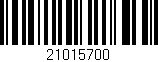 Código de barras (EAN, GTIN, SKU, ISBN): '21015700'