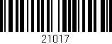 Código de barras (EAN, GTIN, SKU, ISBN): '21017'