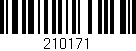 Código de barras (EAN, GTIN, SKU, ISBN): '210171'