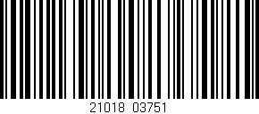 Código de barras (EAN, GTIN, SKU, ISBN): '21018/03751'