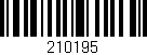 Código de barras (EAN, GTIN, SKU, ISBN): '210195'