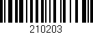 Código de barras (EAN, GTIN, SKU, ISBN): '210203'