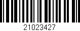 Código de barras (EAN, GTIN, SKU, ISBN): '21023427'