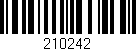 Código de barras (EAN, GTIN, SKU, ISBN): '210242'