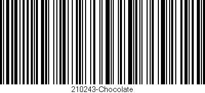 Código de barras (EAN, GTIN, SKU, ISBN): '210243-Chocolate'
