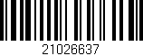 Código de barras (EAN, GTIN, SKU, ISBN): '21026637'