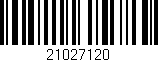 Código de barras (EAN, GTIN, SKU, ISBN): '21027120'