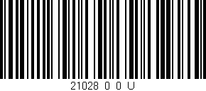 Código de barras (EAN, GTIN, SKU, ISBN): '21028_0_0_U'