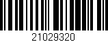 Código de barras (EAN, GTIN, SKU, ISBN): '21029320'
