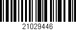 Código de barras (EAN, GTIN, SKU, ISBN): '21029446'