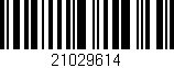Código de barras (EAN, GTIN, SKU, ISBN): '21029614'