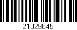 Código de barras (EAN, GTIN, SKU, ISBN): '21029645'