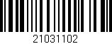 Código de barras (EAN, GTIN, SKU, ISBN): '21031102'