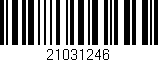 Código de barras (EAN, GTIN, SKU, ISBN): '21031246'