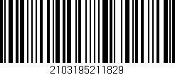 Código de barras (EAN, GTIN, SKU, ISBN): '2103195211829'