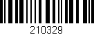 Código de barras (EAN, GTIN, SKU, ISBN): '210329'