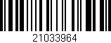 Código de barras (EAN, GTIN, SKU, ISBN): '21033964'