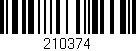 Código de barras (EAN, GTIN, SKU, ISBN): '210374'