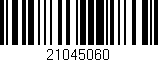 Código de barras (EAN, GTIN, SKU, ISBN): '21045060'