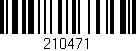 Código de barras (EAN, GTIN, SKU, ISBN): '210471'