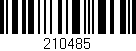 Código de barras (EAN, GTIN, SKU, ISBN): '210485'