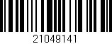 Código de barras (EAN, GTIN, SKU, ISBN): '21049141'