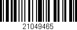 Código de barras (EAN, GTIN, SKU, ISBN): '21049465'